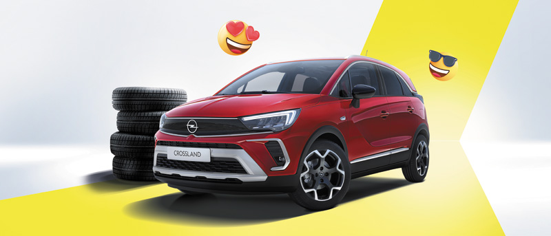 Crossland COOL nyní se sadou zimních pneumatik zdarma! Opel Crossland COOL