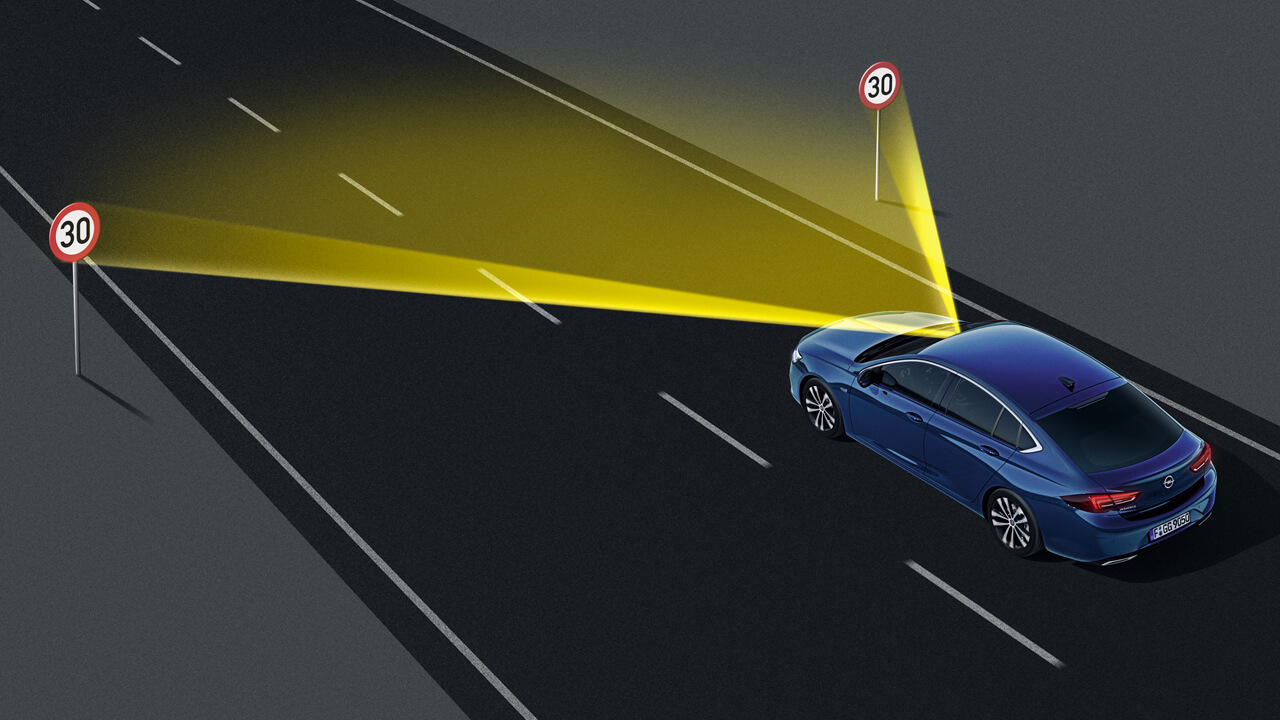 Opel Insigna ST - Bezpečnost - Rozpoznávání dopravních značek Opel Insigna Sports Tourer