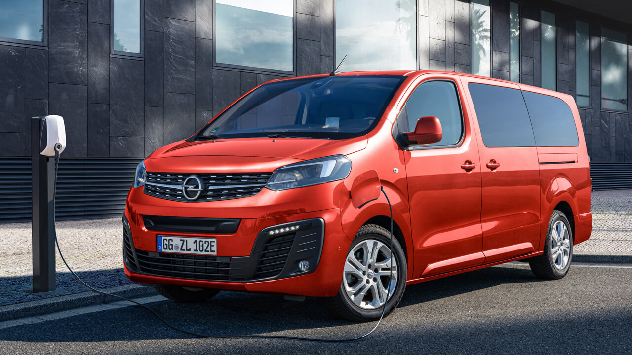 Opel Zafira Electric - Přístup - Rozměry Opel Zafira Electric